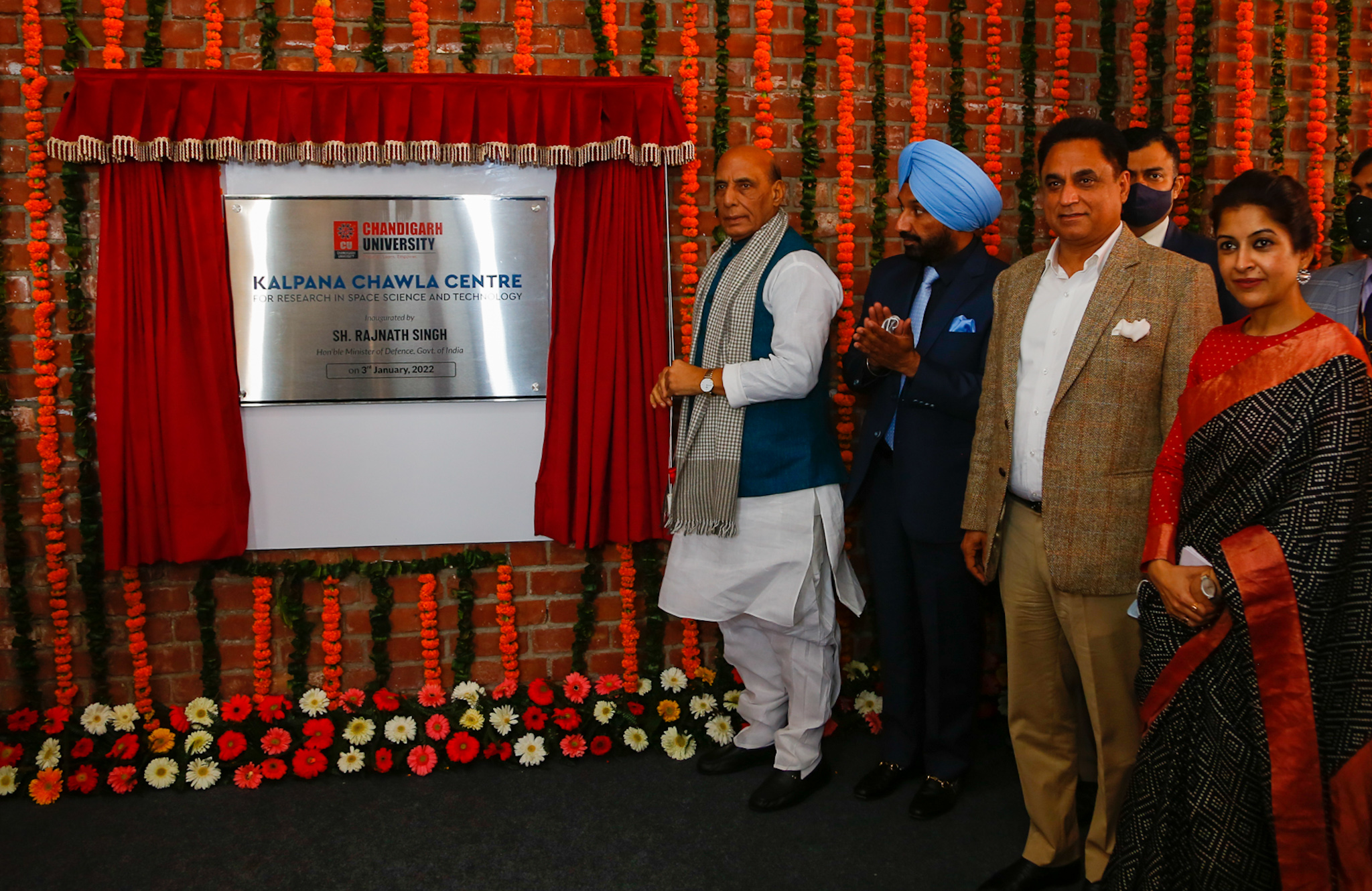 Raksha Mantri inaugurates Space Technology Centre, Chandigarh Univ